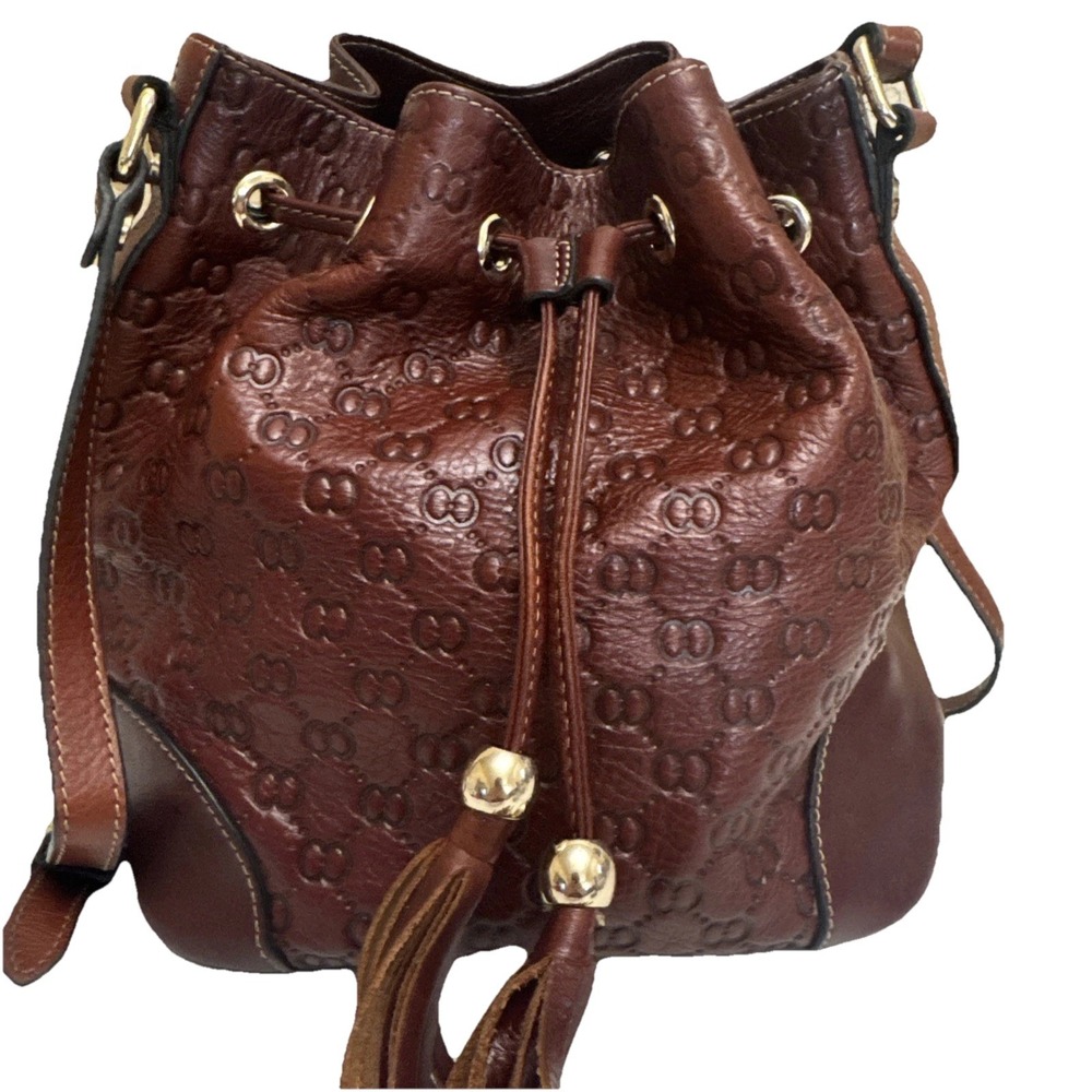 Pijushi bag draw cinch closure Tassels shoulder bag Y2K Vintage 2 Compartment